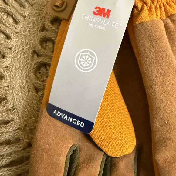 Ridgecut Orange and Green Quilted insulated Gloves NWT Women’s Small - Picture 6 of 7